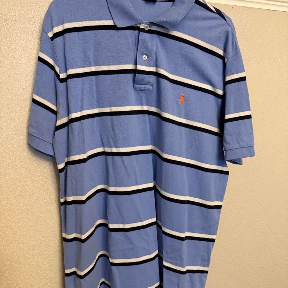 Ralph Lauren Polo Mens XL Stripe Pullover Shirt
